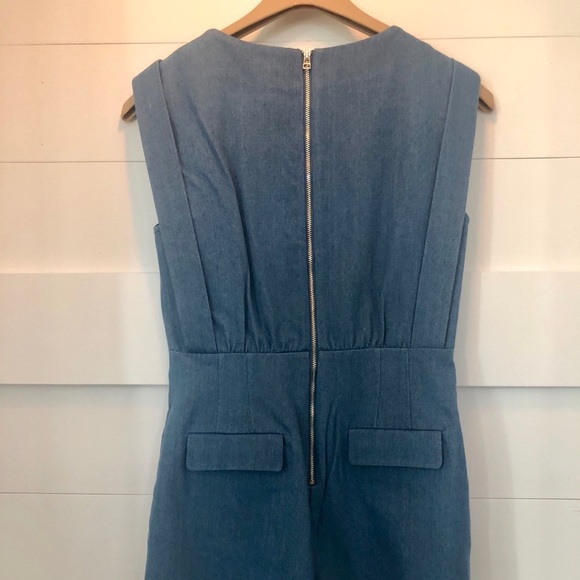 Denim Sleeveless Romper - Picture 3 of 3